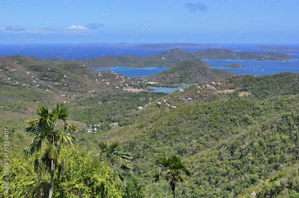 A View of St. John Island, US Virgin Islands
