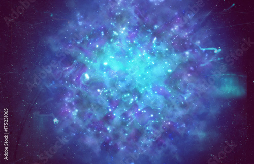 Abstract Space Clouds Background HD Blue And Purple Design  Print Ready