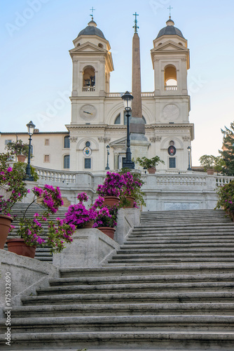 The Spanish Steps in Rome. Italy.