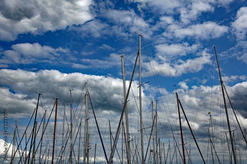 Masten von Segelbooten © Klaus Eppele