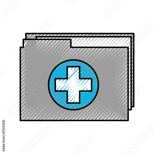 medical health record folder for wellness