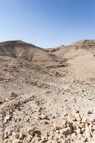 Landscape of the desert in Israel