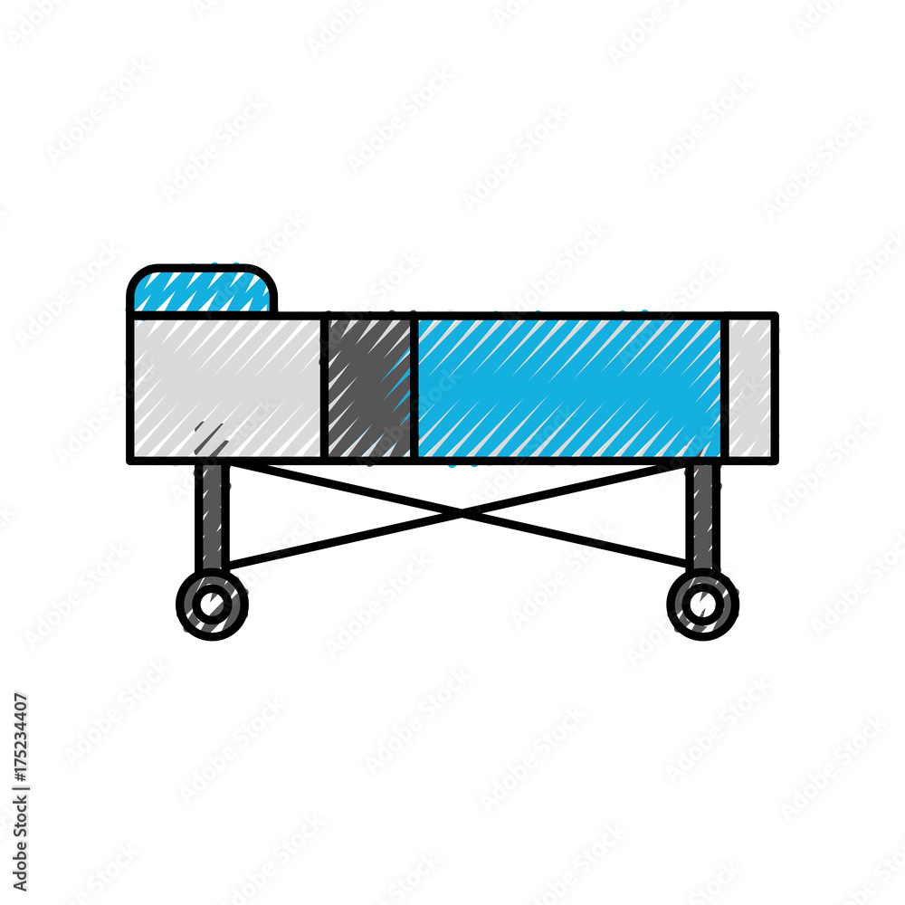 hospital bed with pillow and wheels hospital bed with pillow and wheels