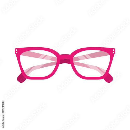 glasses accessory fashion object element vector illustration