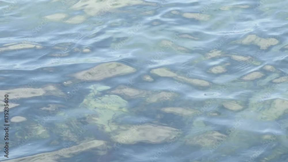 Beautiful French coast water color - Wavy sea surface on the beach Beautiful French coast water color - Wavy sea surface on the beach