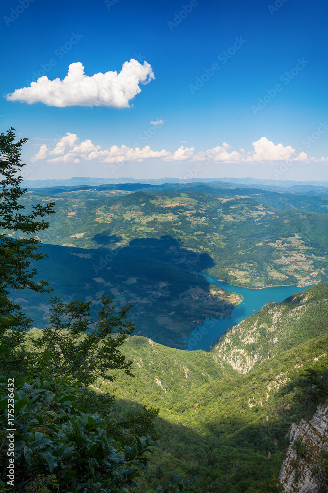 Biljeska stena viewpoint landscape Tara mountain Serbia