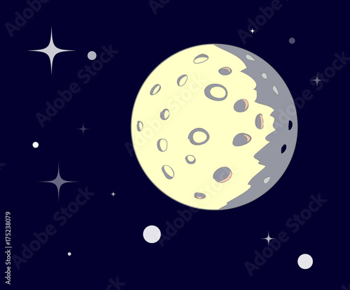 Full Moon Illustration
