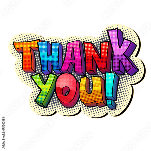 thank you sticker