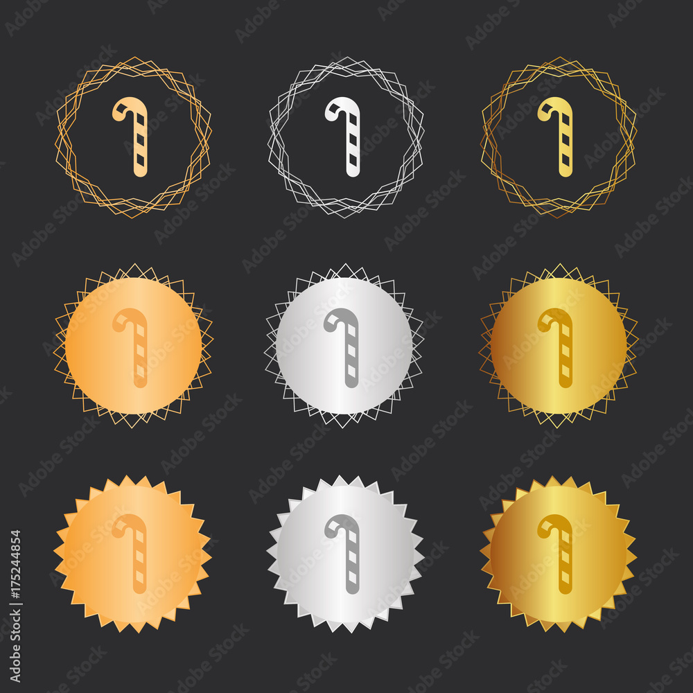 Zuckerstange - Bronze, Silber, Gold Medaillen Zuckerstange - Bronze, Silber, Gold Medaillen