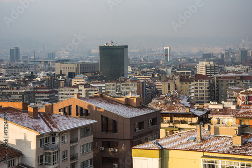 Ankara, Capital city of Turkey at winter time