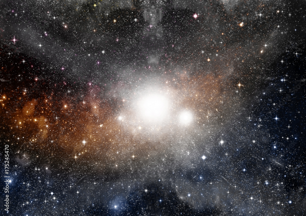 Obraz premium galaxy in a free space