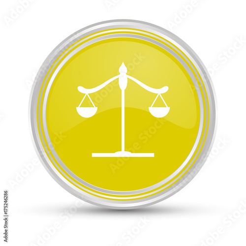 Gelber Button - Waage - Gleichgewicht