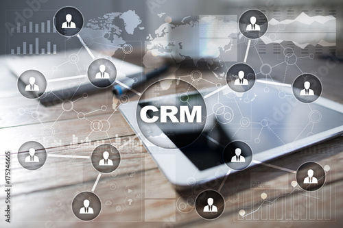 CRM. Customer relationship management concept. Customer service and relationship.