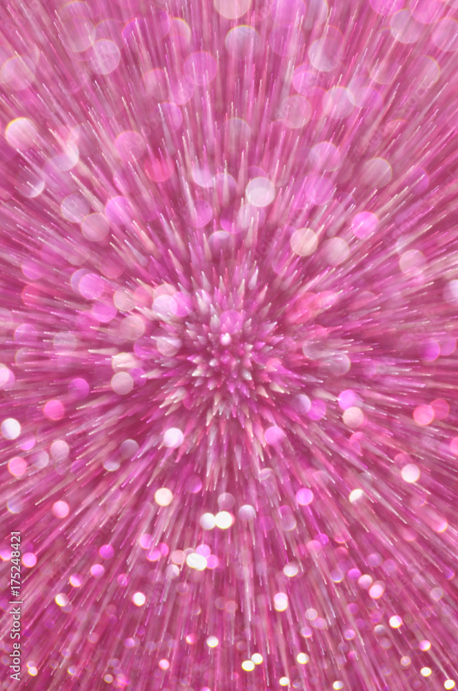 Obraz premium pink abstract explosion lights background