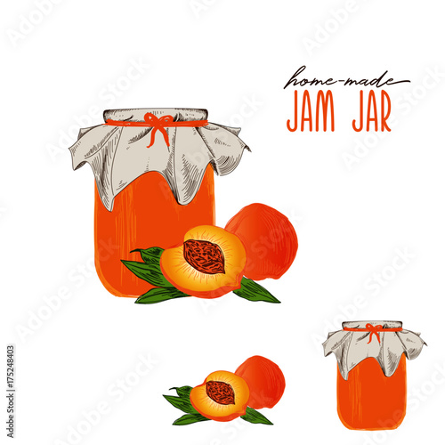 Home-made Jam Jar illustration
