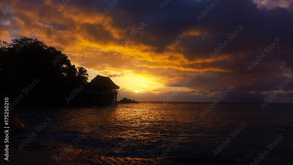 Sunset, Seychelles