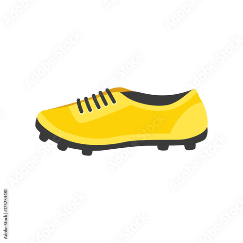 mens shoe vector illustration in cartoon style