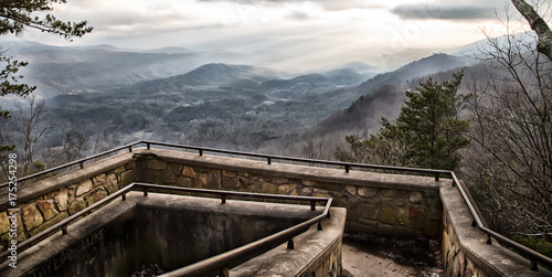 Overlook in Smoky Mountains