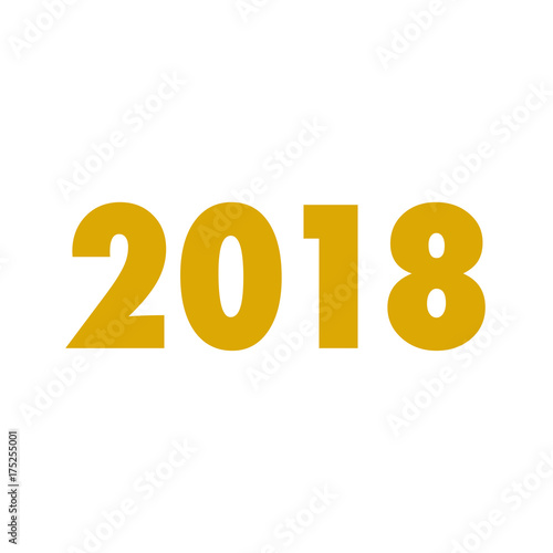 Buntes einfaches Symbol - 2018