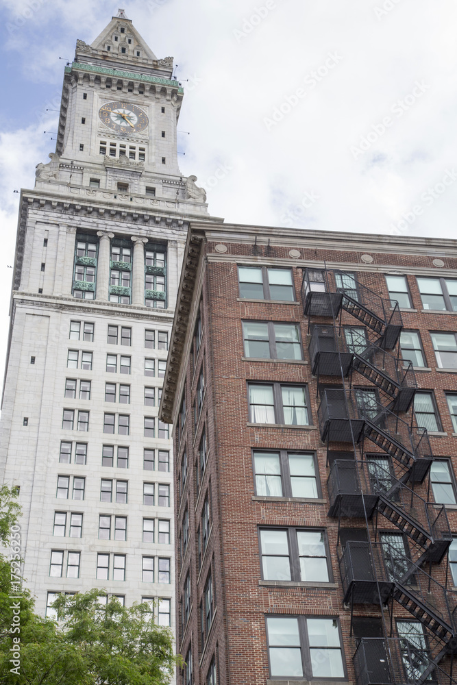 Obraz premium Boston, a walk through downtown Boston and Financial district