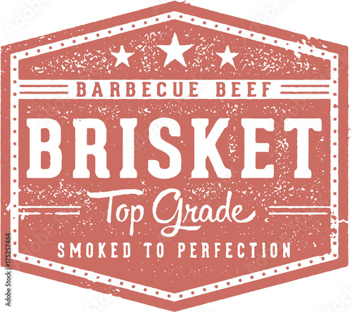 Vintage Barbecue Beef Brisket Sigh