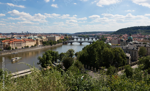 Bridges of Prague Czech Republic over Vltava River