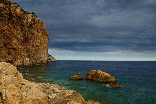 paesaggio marino del Parco Naturale Montgri a L'Estartit in Costa Brava, Spagna  photo