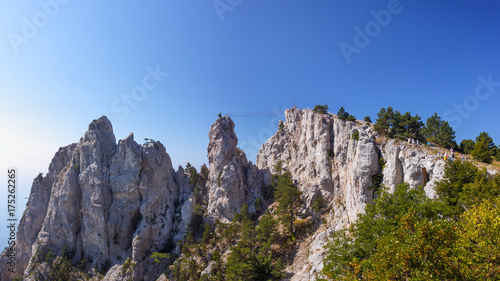 High rocks Ai-Petri of Crimean mountains © Dmitrii