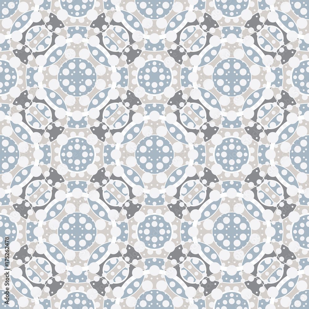 Seamless pattern with lots of dots and circles. Multi-layered image. Seamless pattern with lots of dots and circles. Multi-layered image.