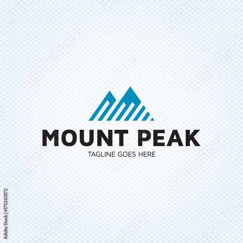 Mount Peak Logo Design Template