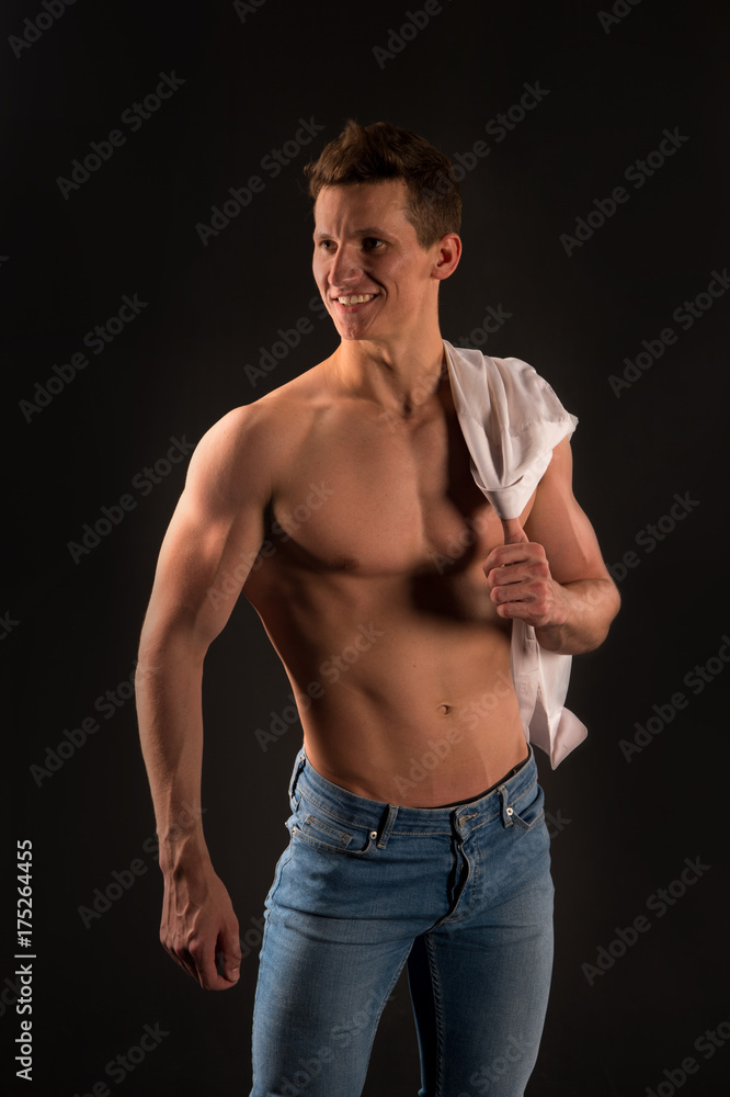 Fototapeta premium Gladiator or atlant.