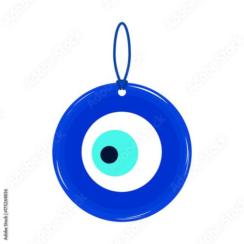 Amulet, talisman from the evil eye and spoilage. Vector illustration.