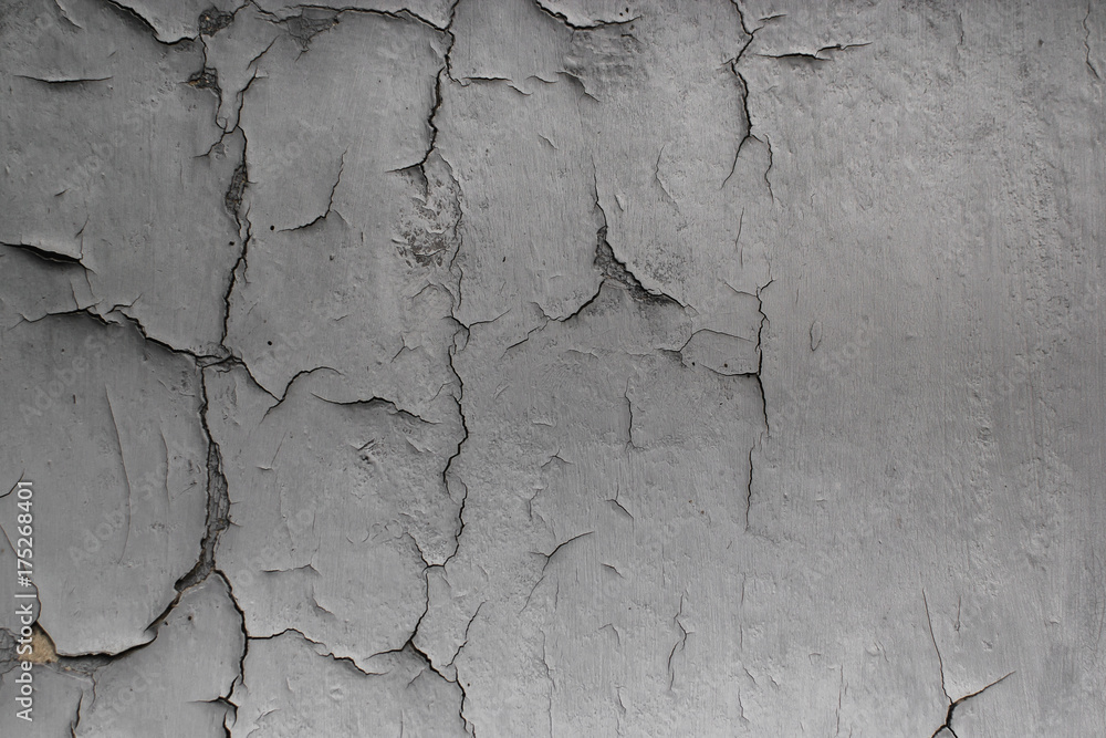 Old cracked paint on wooden wall Old cracked paint on wooden wall