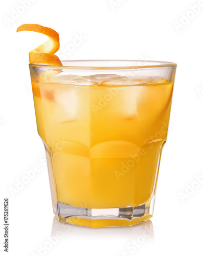 Obraz na płótnie Glass of screwdriver cocktail