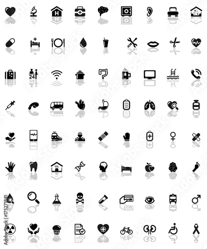Icon Set Krankheit