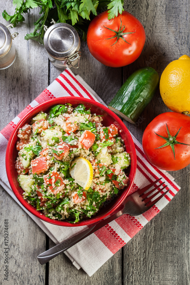 Tabbouleh salad with couscous Tabbouleh salad with couscous