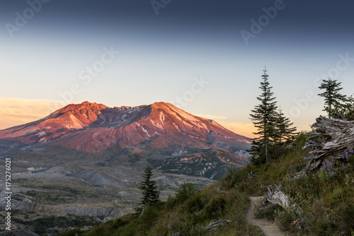 Beautiful Mount St. Helens National Volcanic Monument in Washington State, U.S.A.