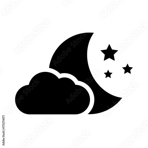 Night vector icon