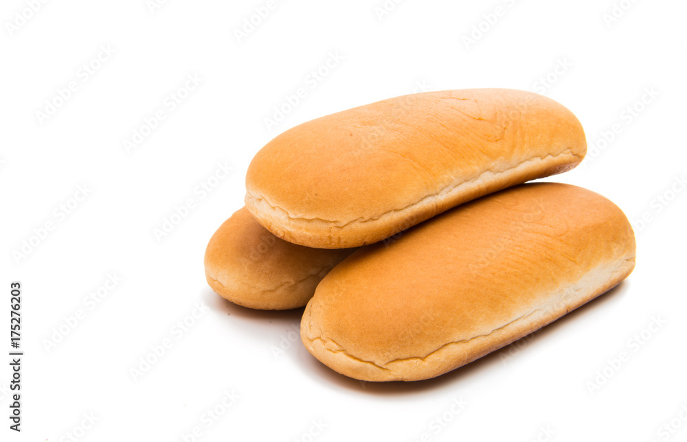 buns for hot dog isolated buns for hot dog isolated