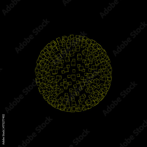 3d Sphere from particles.Is...