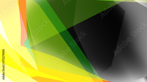 Multicolored Geometric Shape Overlay