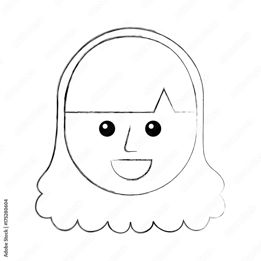 cartoon young teenager happy girl smiling cartoon young teenager happy girl smiling