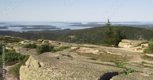 Acadia National Park, scenic summit on Cadillac Mountain
