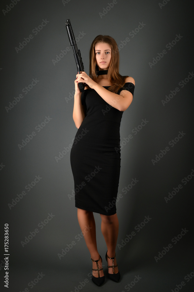 beautiful sexy girl holding gun beautiful sexy girl holding gun