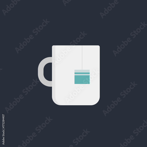 Cup with Tea Bag Icon