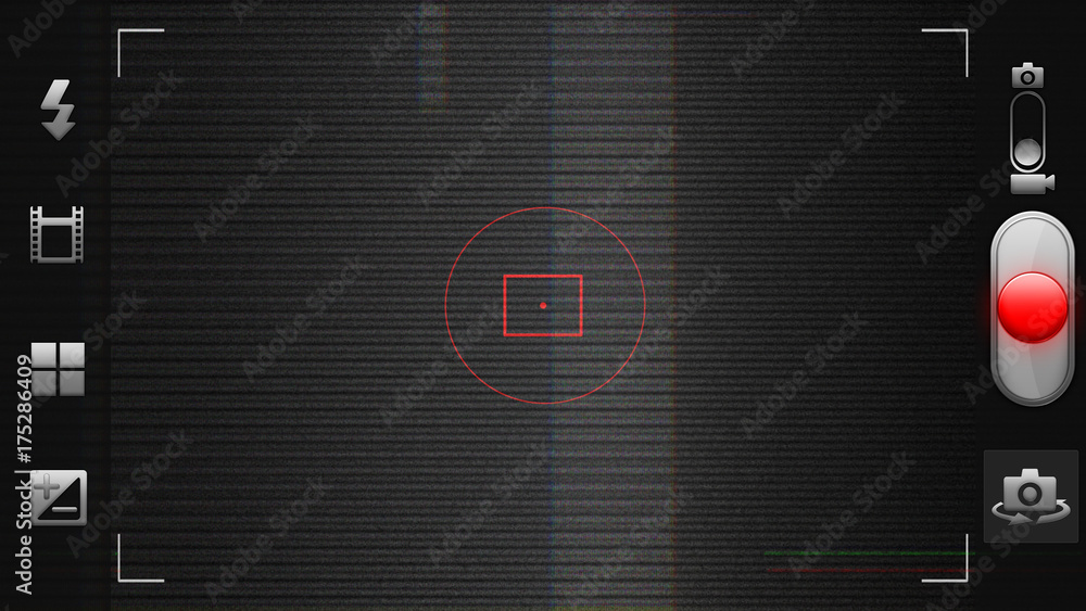 Smartphone Camera Screen Overlay 2 Stock Template Adobe Stock