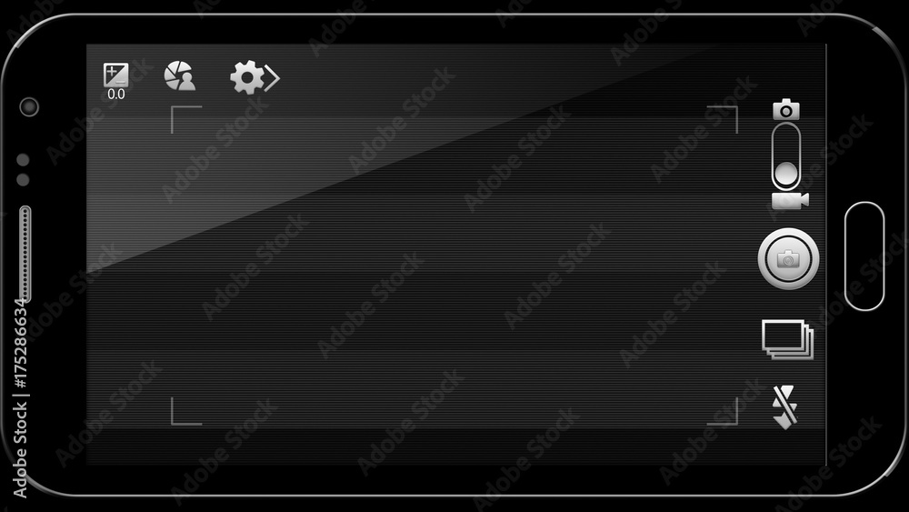 Smartphone Camera Screen Overlay 1 Stock Template Adobe Stock