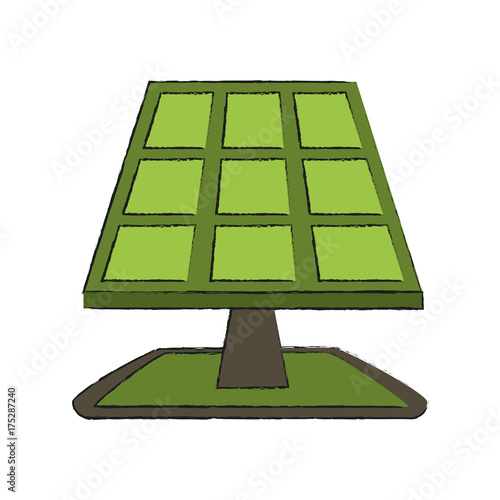 Solar panel energy icon vector illustration graphic design