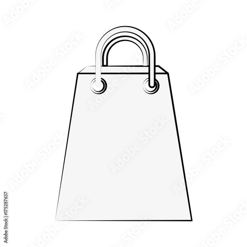 Shopping bag symbol icon vector illustration graphic design