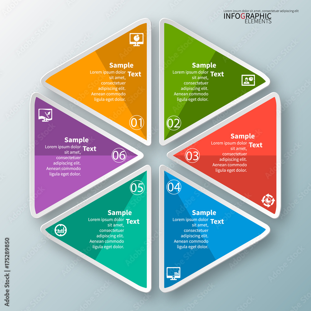 Abstract 3D Paper Infographics Abstract 3D Paper Infographics